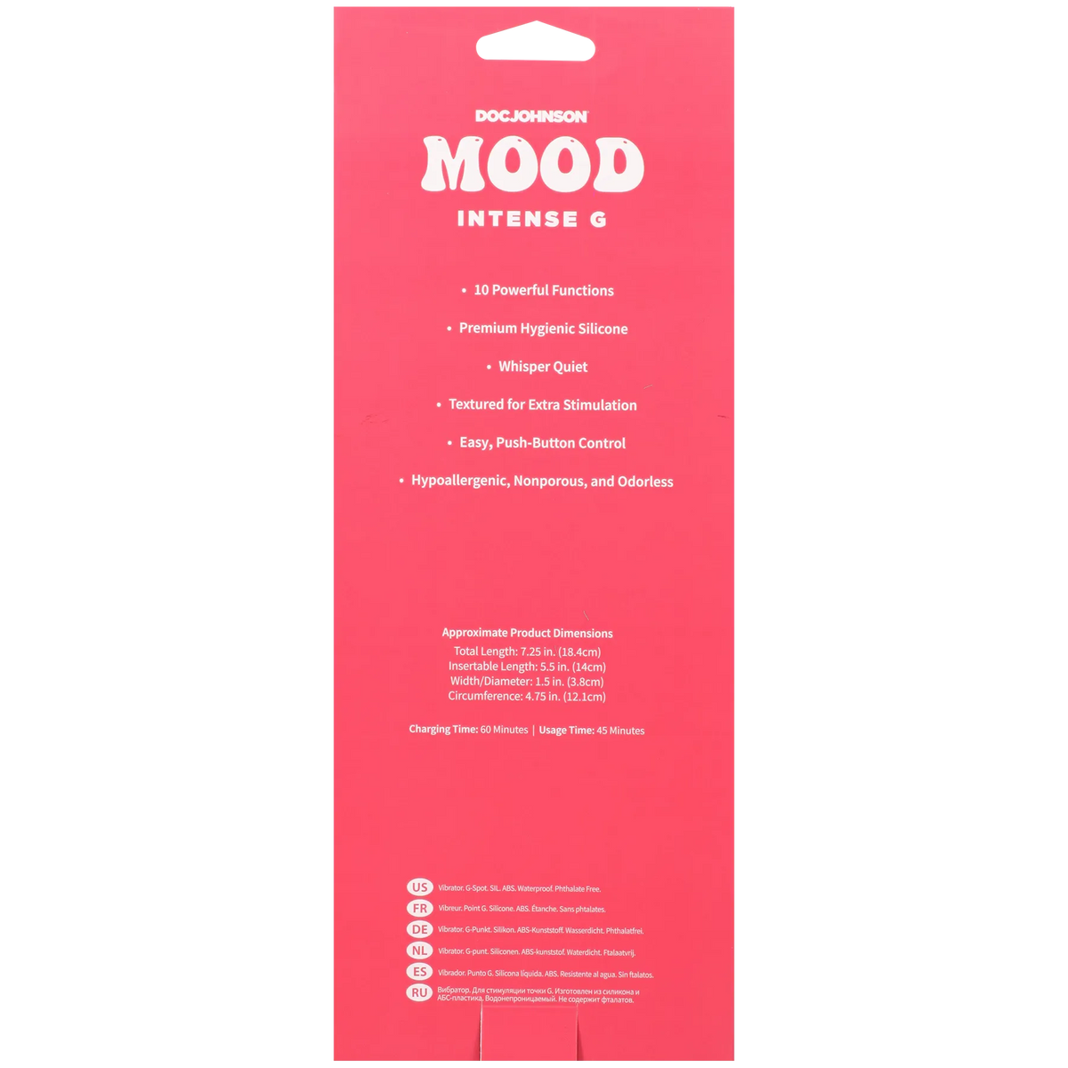 Mood Intense G – Silicone Waterproof Rechargeable 5.5 In Vibrator > Vibrators > G-Spot