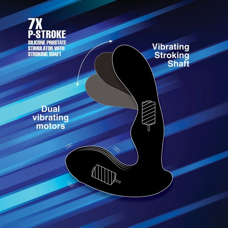 7x P-Milker Silicone Prostate Stimulator with Milking Bead > Anal Range > Prostate Plugs