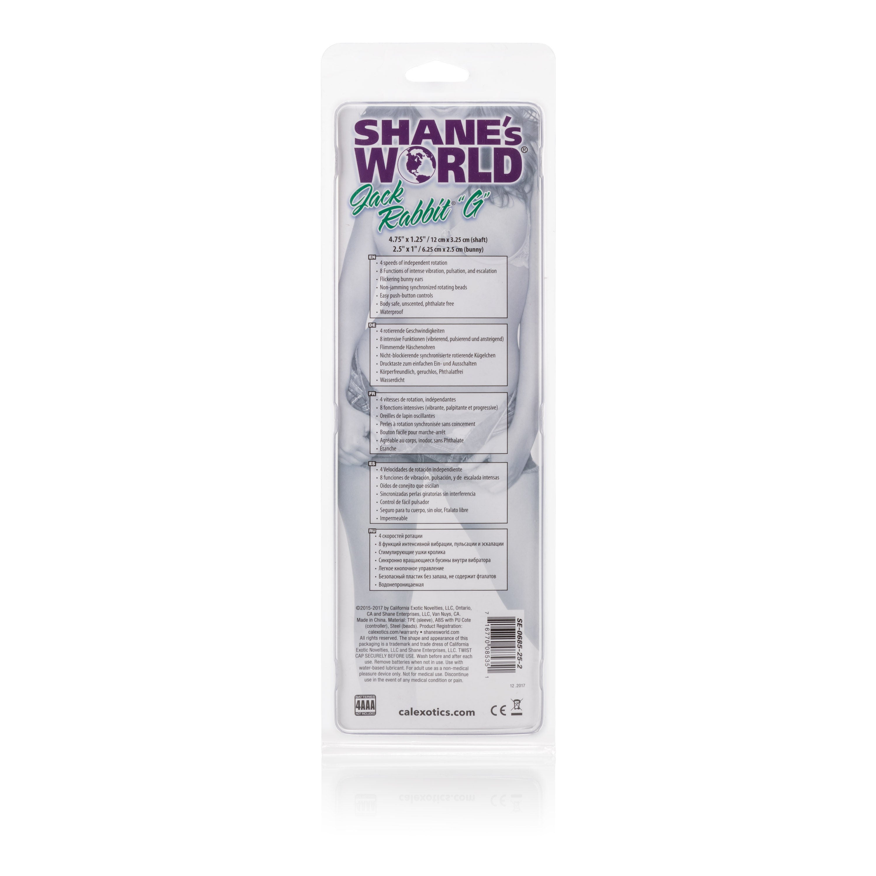 Shanes World Jack Rabbit G - Pink VIBRATORS-RABBIT-MULTI