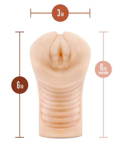 M Elite Soft and Wet Annabella Vibrating Vagina Stroker Strokers - Auto