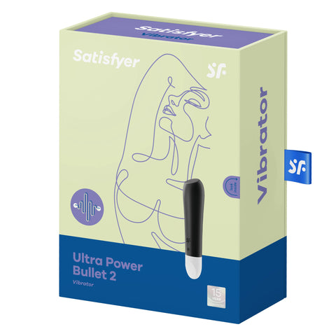 Satisfyer Ultra Power Bullet 2 – USB Rechargeable Compact Bullet Vibrator > Vibrators > Mini Vibrators