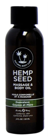 Hemp Seed Massage Oil Guavalava 59ml - Guava & Blackberry Scented > Essentials > Massage Oil