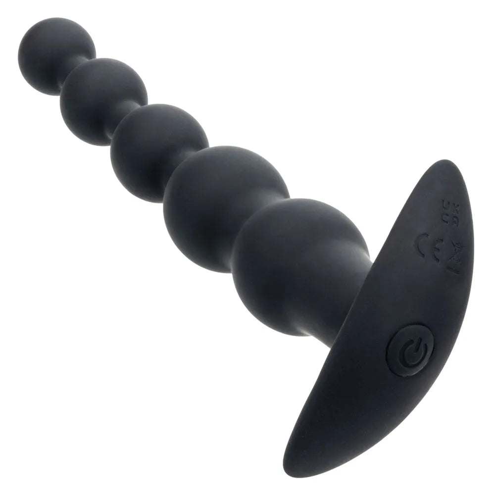 Rechargeable X-5 Power Beads (Black) – Flexible Vibrating Power Beads > Anal Range > Anal Beads Main image