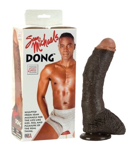 Sean Michaels 10 Inch Realistic Dong with Suction Base Brown Dongs Celebrity