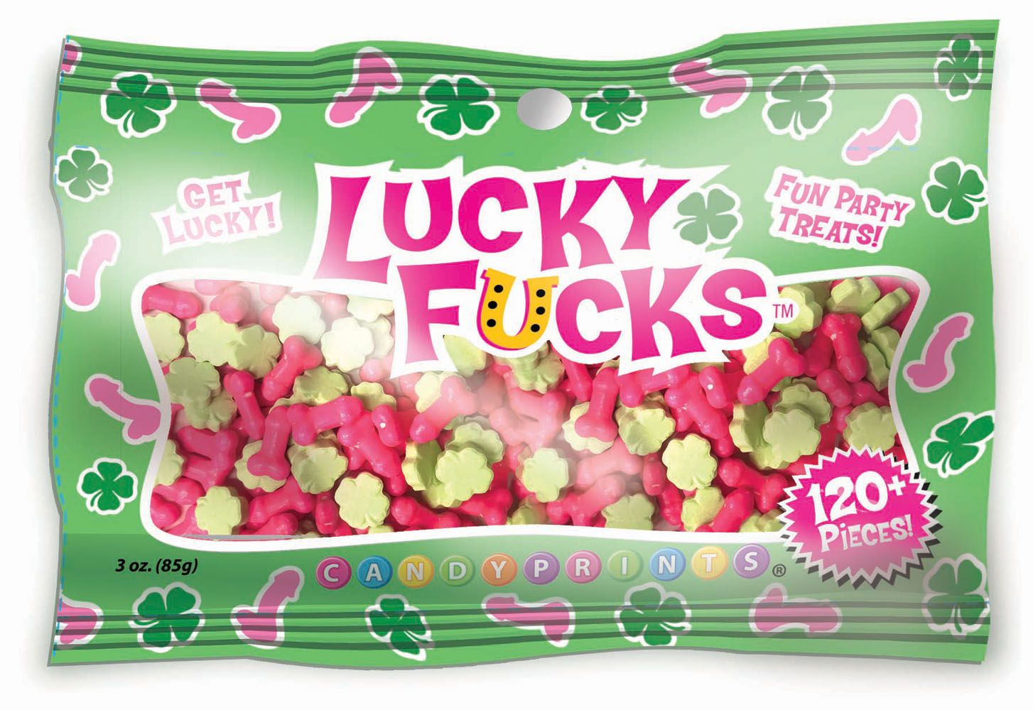 Lucky Fucks Hard Candy 3 Oz Bags with 120 Pieces Bulk Pack Default Title Novelties