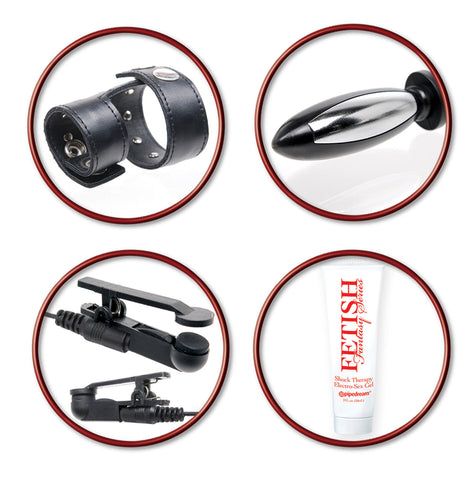 Fetish Fantasy Deluxe Shock Therapy Electro Sex Kit Travel E-STIM TOYS
