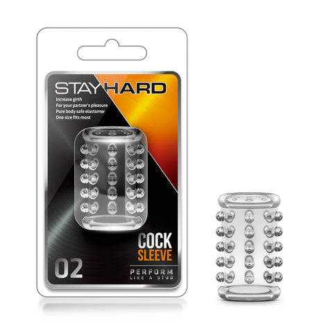 Stay Hard Cock Sleeve Number 02 Clear > Sex Toys For Men > Penis Sleeves