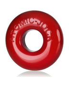 Oxballs Do-Nut 2 Jelly Cockring with Flat Inner Chamber Red