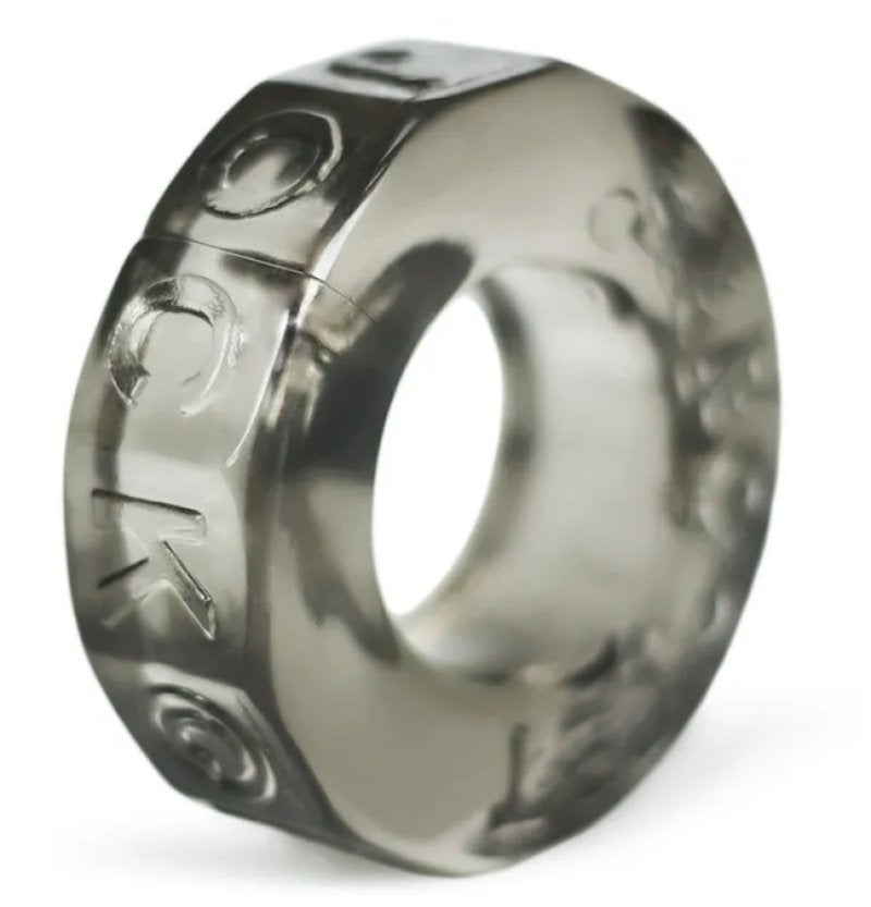 Sprocket Cockring Clear Super Stretch Fit 2.75 Inch Inner Circumference