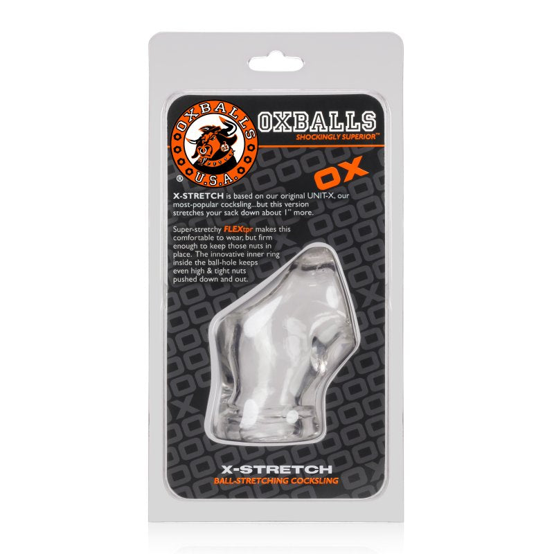 Oxballs Unit X Stretch Cock Sling with Extended Ball Stretcher > Cock Ring > Sling