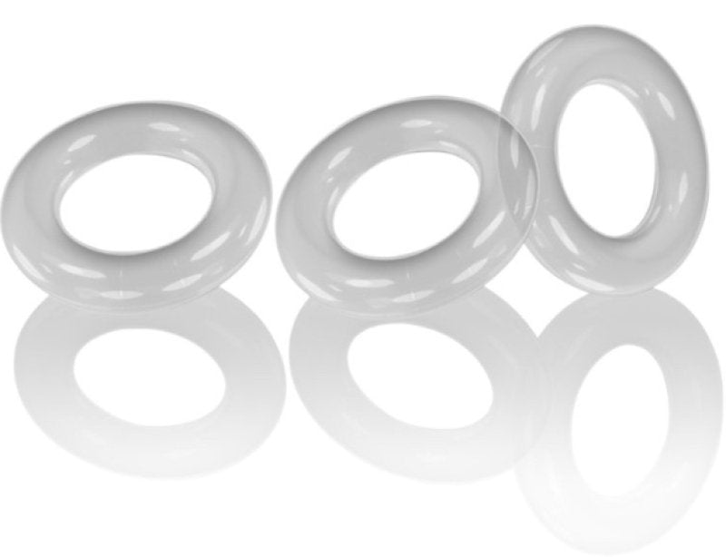 Oxballs Willy Rings 3-Pack Stretchy Clear Cockrings Set