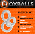 Oxballs Willy Rings 3-Pack Stretchy Clear Cockrings Set