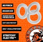 Oxballs Willy Rings 3-Pack Stretchy Clear Cockrings Set