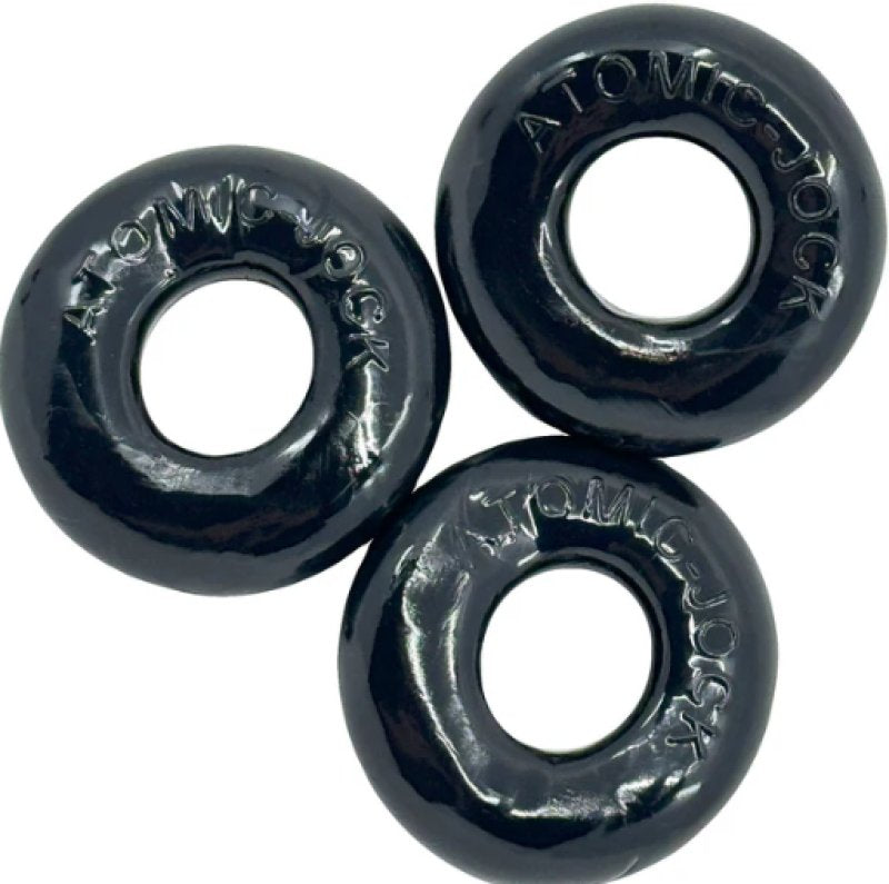 Ringer Max 3-Pack (Black) – Strong Rubber Cock Ring Set