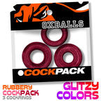 Cockpack Multi Design – Multi-Size Multi-Shape Cockring Pack > Cock Ring > Sets
