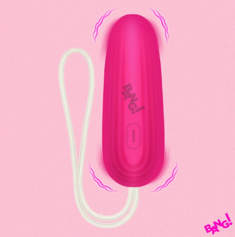 Bang! Silicone Vibrating Egg – Rechargeable Internal Vibrator