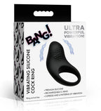 Bang! Vibrating Silicone Cock Ring – Rechargeable Couples Vibrator