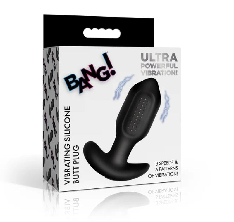 Bang! Rechargeable Silicone Butt Plug – Vibrating Anal Toy