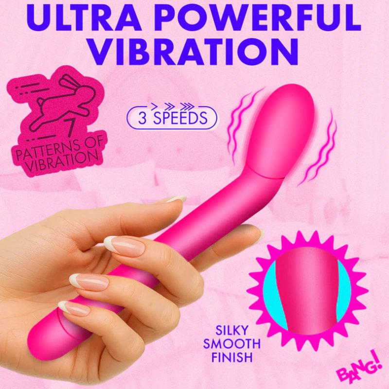 Slim G-Spot Vibrator – Rechargeable 3 Speeds 7 Patterns Vibrator > Vibrators > G-Spot