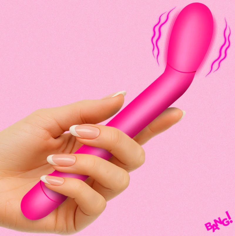 Slim G-Spot Vibrator – Rechargeable 3 Speeds 7 Patterns Vibrator