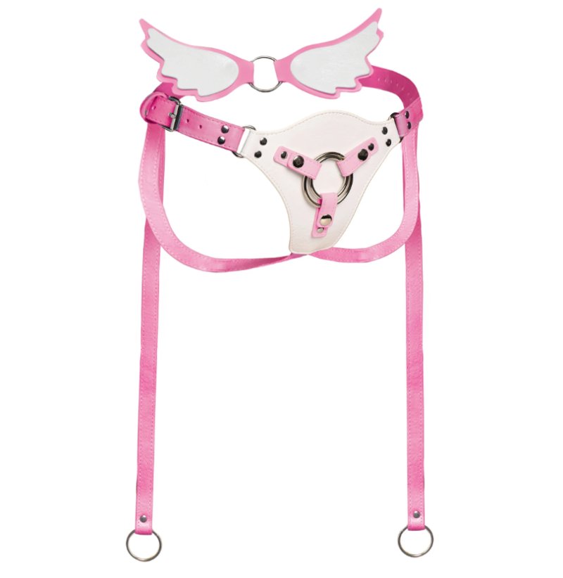 Solyra Good Angel – Adjustable Vegan Leather Strap-On Harness