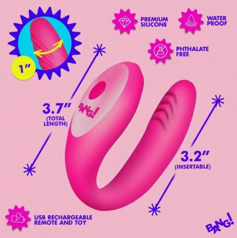 BG Gyrating G-Spot Vibrator – Remote-Controlled Silicone Vibrator > Vibrators > G-Spot