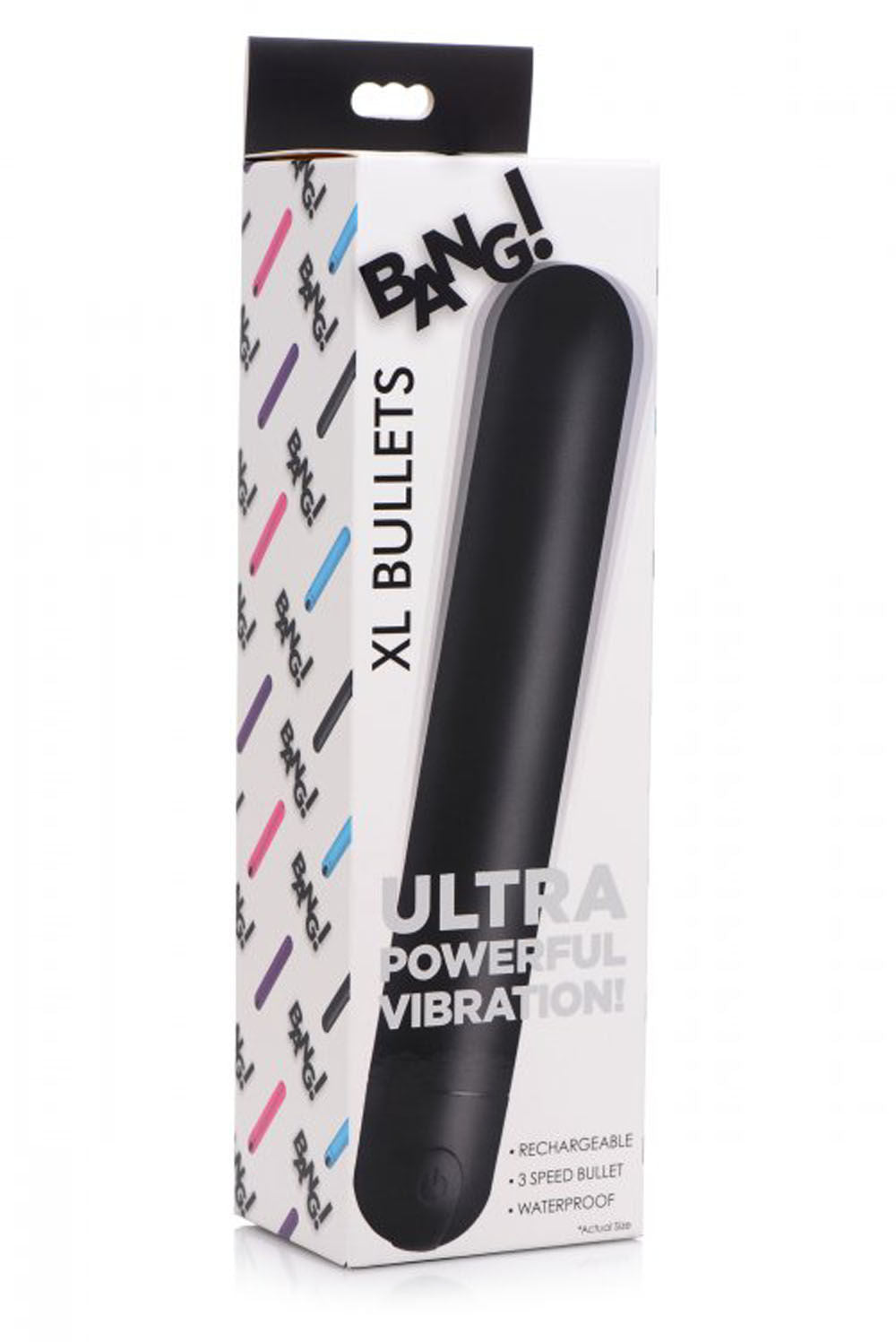 Bang XL Bullet Vibrator Black – Extra Large Rechargeable Vibrator Black BULLETS