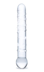 Electric EEL Callisto Clear Glass Dildo 7 Inch Spiraled Design Textured Glass Dildo > Glass > Dildos