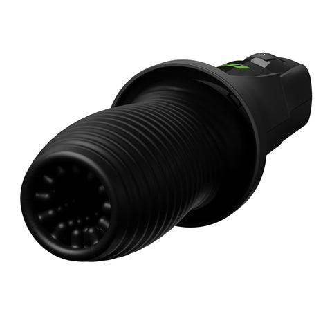 M For Men 3rd Base Oral Stroker Black Ergonomic Handle Adult Intimacy Toy