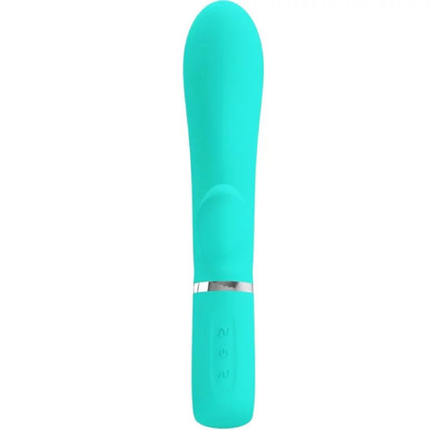 Thomas Super Soft Silicone Rabbit Vibrator - Purple VIBRATORS-RABBIT