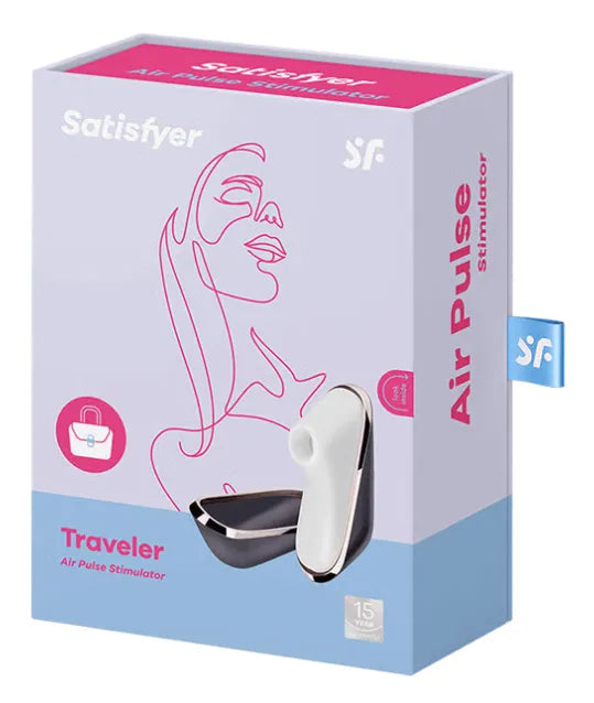Satisfyer Pro Traveler – Compact Waterproof Vibrator > Sex Toys For Ladies > Air Pulsation