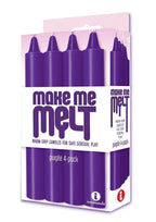 Make Me Melt Warm Drip Candles – Paraffin Moderate Melt 4 Pack > Candles > Drip