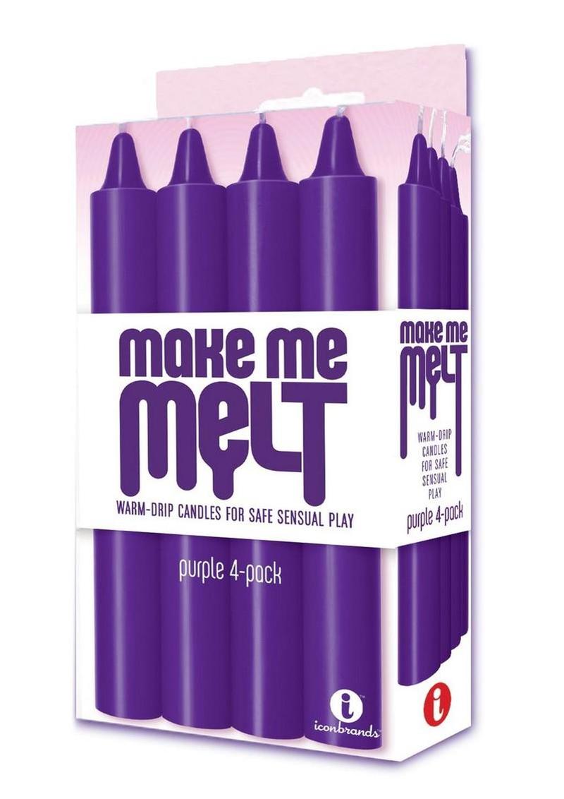 Make Me Melt Warm Drip Candles – Paraffin Moderate Melt 4 Pack > Candles > Drip