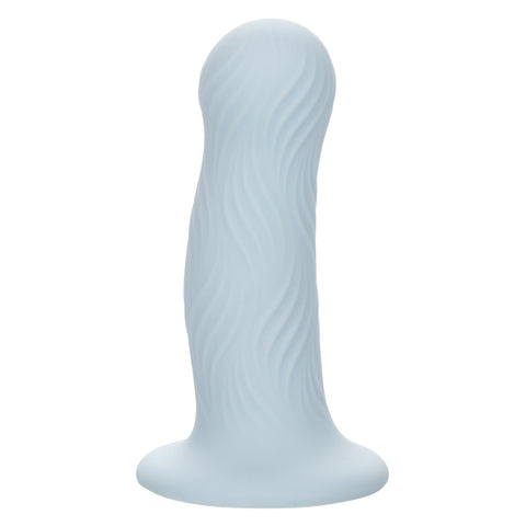 Wave Rider Blue Foam Probe with Wavy Texture for Pleasure Dongs Neutral