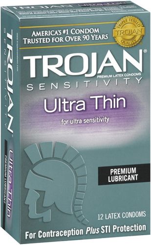 Trojan Sensitivity Ultra Thin Lubricated Condoms - 12 Pack Secondary image