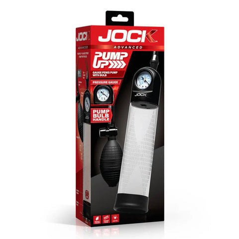 Pump Up Gauge Penis Pump (Clear) – Precision-Controlled Penis Pump Pumps & Enlargers