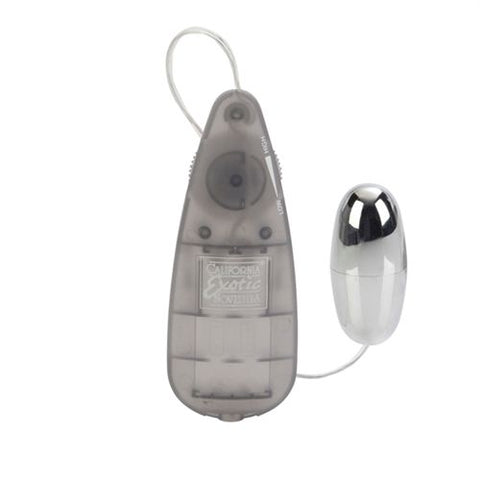 Slim Teardrop Clear Bullet Vibrator Multi-Speed Clit Stimulator Gray BULLETS
