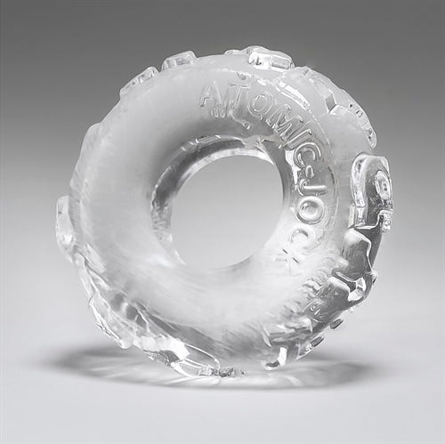 Jelly Bean Black Cockring by Oxballs Flexible Fit Clear > Cock Ring > Single