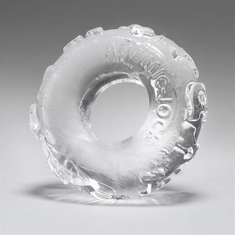 Jelly Bean Cockring Atomic Jock - Black Clear Cockrings