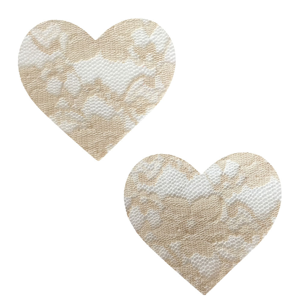 Nude Toffee Lace Pasties for Women Sexy Intimate Apparel Beige Pasties