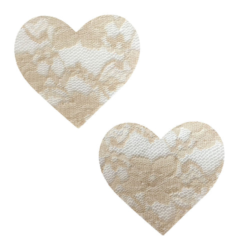 Nude Toffee Lace Pasties for Women Sexy Intimate Apparel Beige Pasties