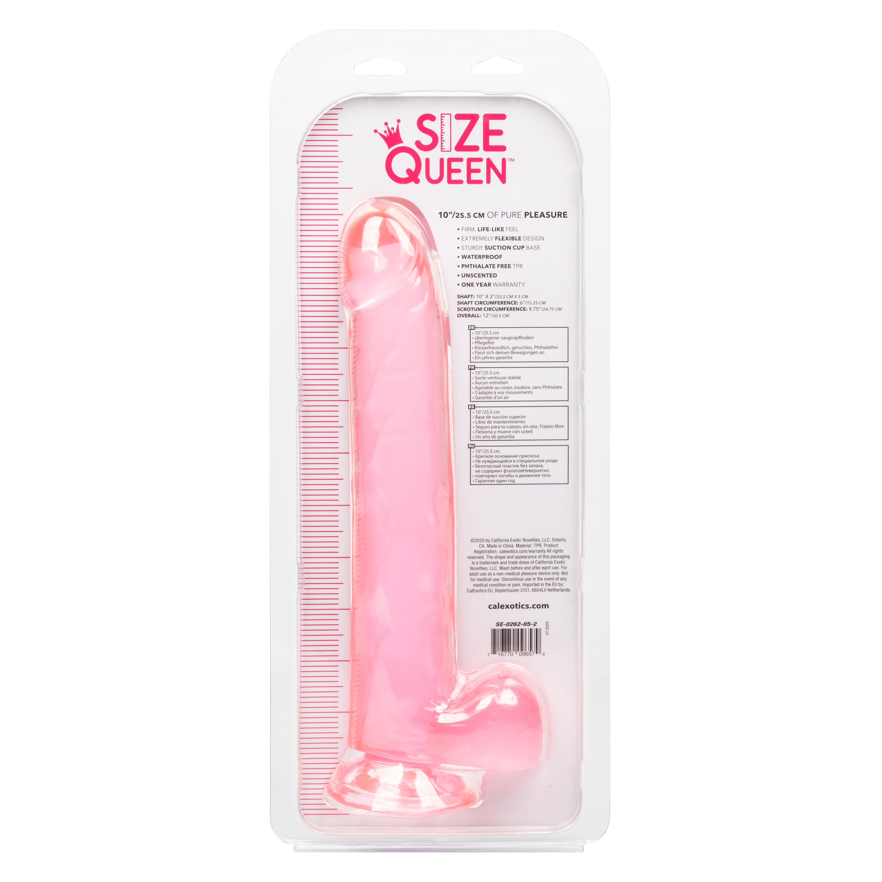 Size Queen 10 Inch Realistic Blue Dildo > Dildos > Large Dildos