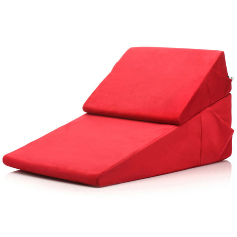 Love Cushion Set Foam Wedge Pillow Red for Adult Intimacy Play Sex Positioners