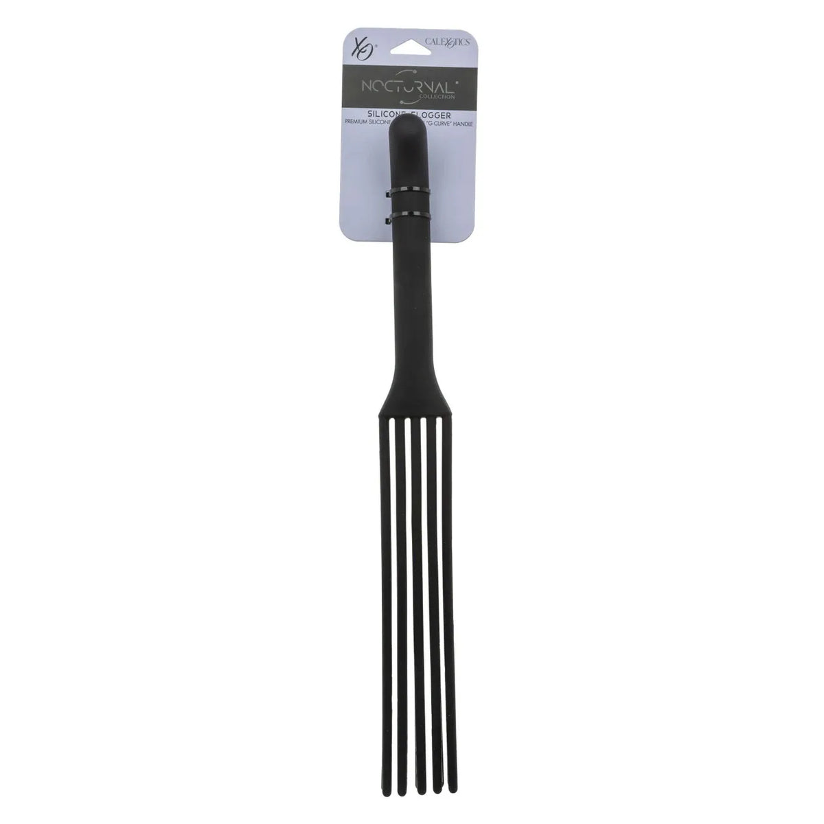 Nocturnal Collection Silicone G-Curve Handle Flogger