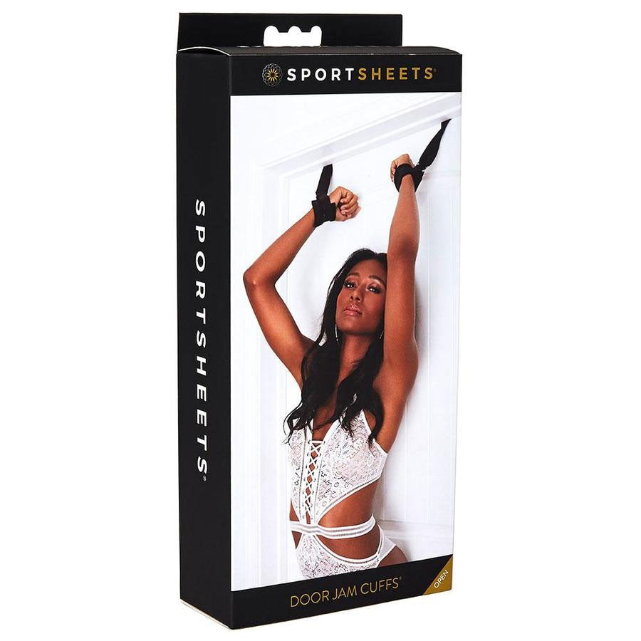 SportSheets Door Jam Cuffs – Easy Setup Adjustable Door Restraint Cuffs > Sex Toys > Sex Positioners