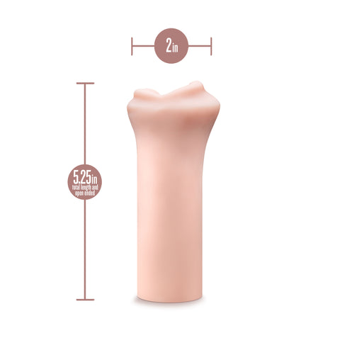 Enlust Candi Beige Male Stroker Ultra-Soft AI Partner Toy Strokers - Manual