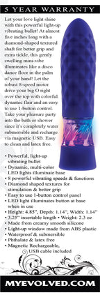 Evolved Novelties Raver Purple Mini Vibrating Clitoral Bullet > Vibrators > Mini Vibrators