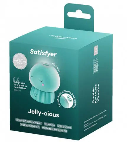 Satisfyer Jelly-Cious – Waterproof Air Pulse and Vibrating Clitoral Stimulator