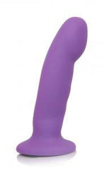 Cici– Silicone G-Spot 5" Dong with Satin Smooth Finish - Pink / Purple / Blue > Dildos > Neutral Dildos