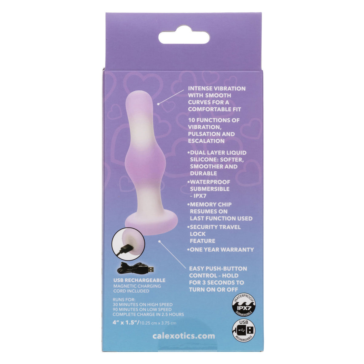 Lavender Haze Vibrating Bulb Probe Anal Toy with 10 Modes > Anal Range > Vibrating Butt Plugs
